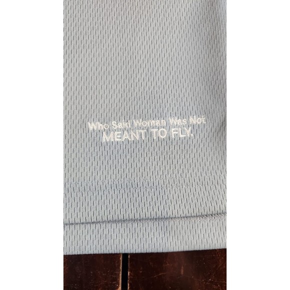 Nike Gray/baby Blue Who Said Women Was Not Meant To Fly Basketball Top Size XXL - Picture 8 of 9
